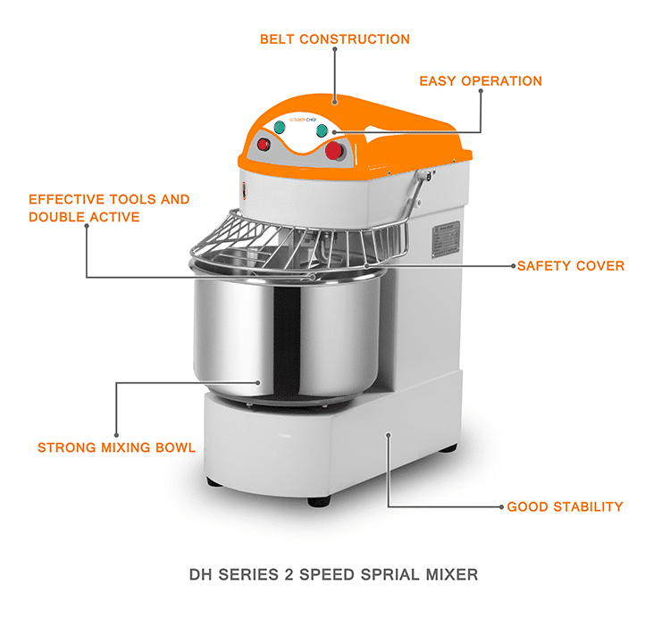 spiral mixer, dough mixer, bread mixer