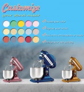 Tischmixer, Standmixer, Kuchenmixer, Tisch-Teigmixer, Standmixer-Maschine, Golden-Chef-Standmixer table top food mixer, stand mixer, cake mixer, table top dough mixer, stand mixer machine, golden chef stand mixer