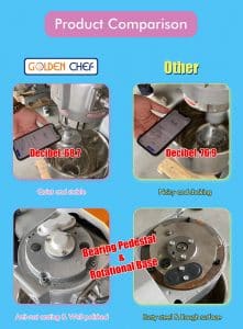 Tischmixer, Standmixer, Kuchenmixer, Tisch-Teigmixer, Standmixer-Maschine, Golden-Chef-Standmixer table top food mixer, stand mixer, cake mixer, table top dough mixer, stand mixer machine, golden chef stand mixer