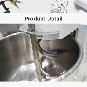 DH20AG Pizza Dough Mixer 8KG 20L Fixed Head Design Double Speeds - Imagen 3