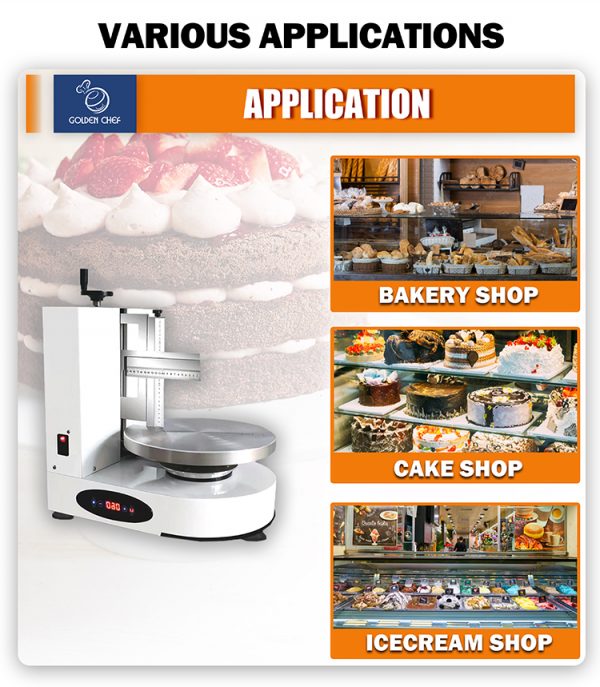 Cake Decoration Machine, automatic bread cake icing spreading machine, cake plastering machine