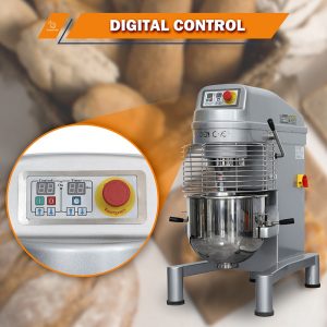 20l Dough Mixer Belt Construction And Digital Control Frequency Changer Food Mixer — изображение 4