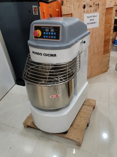DH20FAD เครื่องนวดแป้ง 20L 1.5KW เครื่องผสมแป้งไฟฟ้า 220V นวดแป้งได้ 8-12KG สำหรับเบเกอรี่ photo review